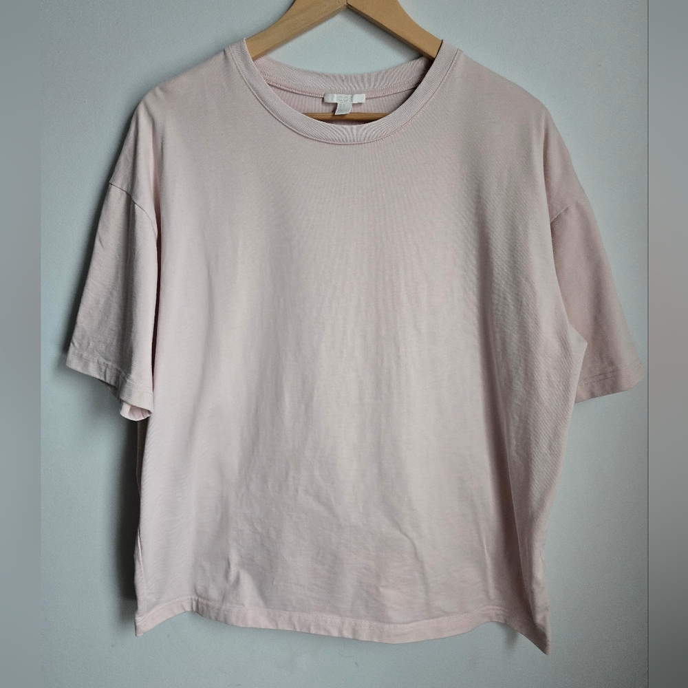 COS Soft Pink Short Sleeve Tee